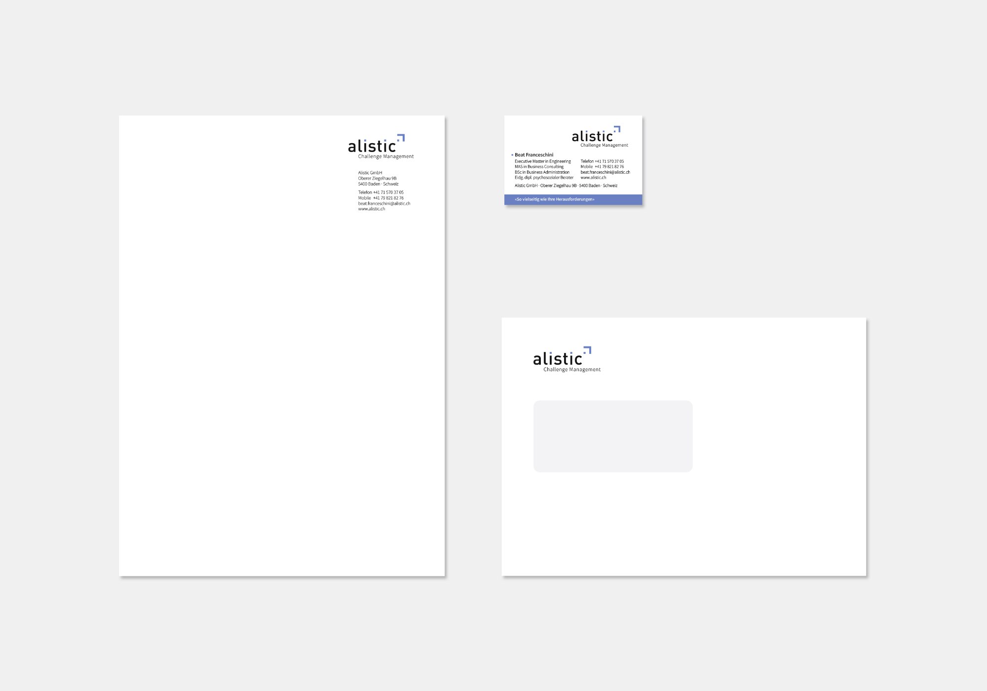 Corporate Design mit Briefschaften