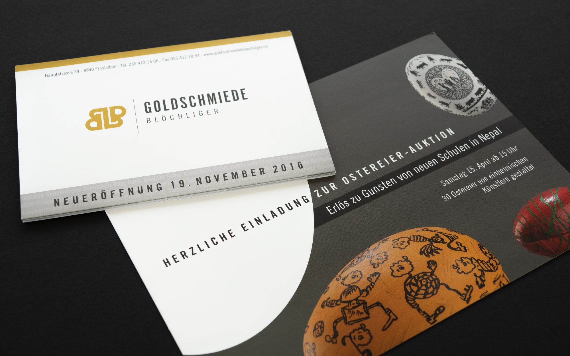 Gestaltung Flyer, Prospektdesign