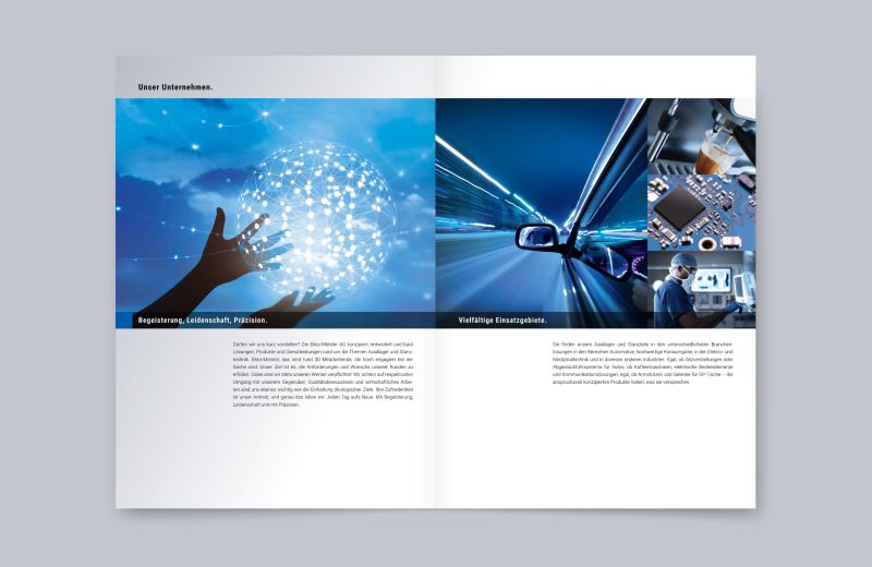 Gestaltung Firmenbroschüre