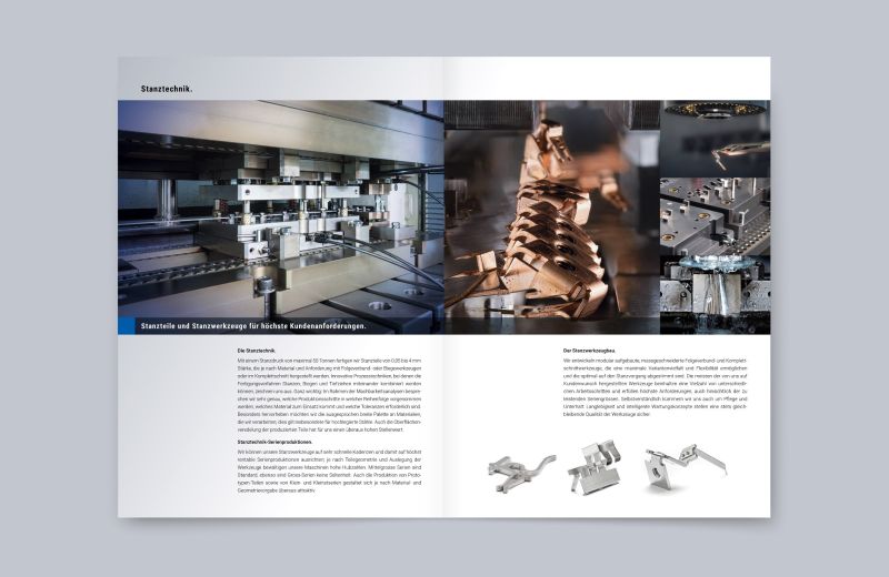 Gestaltung Firmenbroschüre