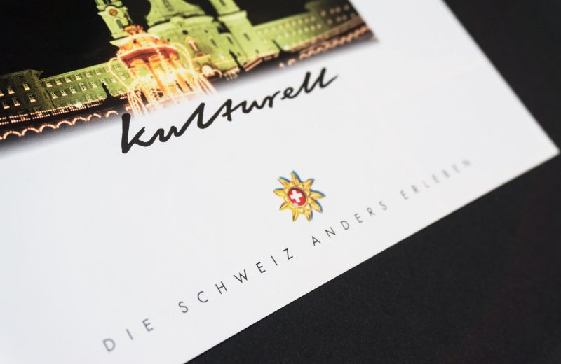 Gestaltung Imagebroschüre (Detail)