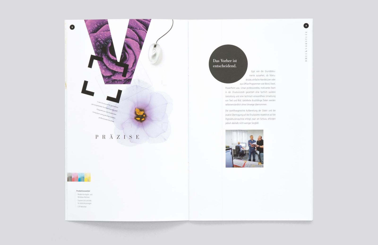 Gestaltung Firmenbroschüre