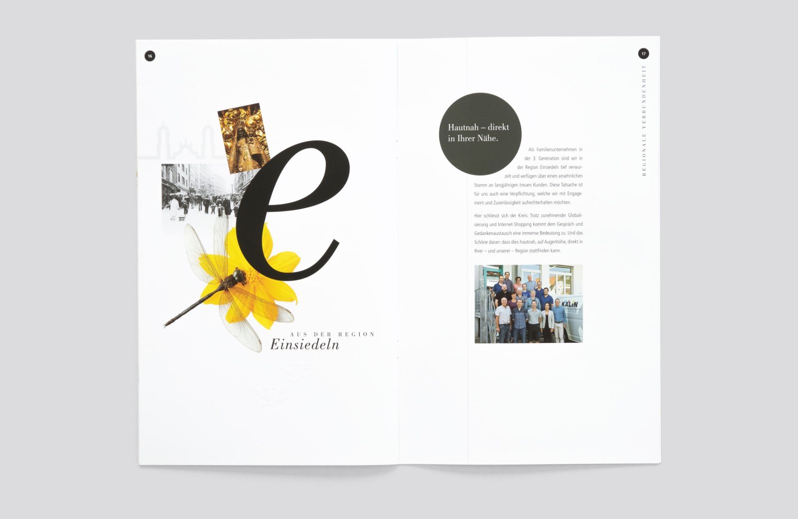 Gestaltung Firmenbroschüre