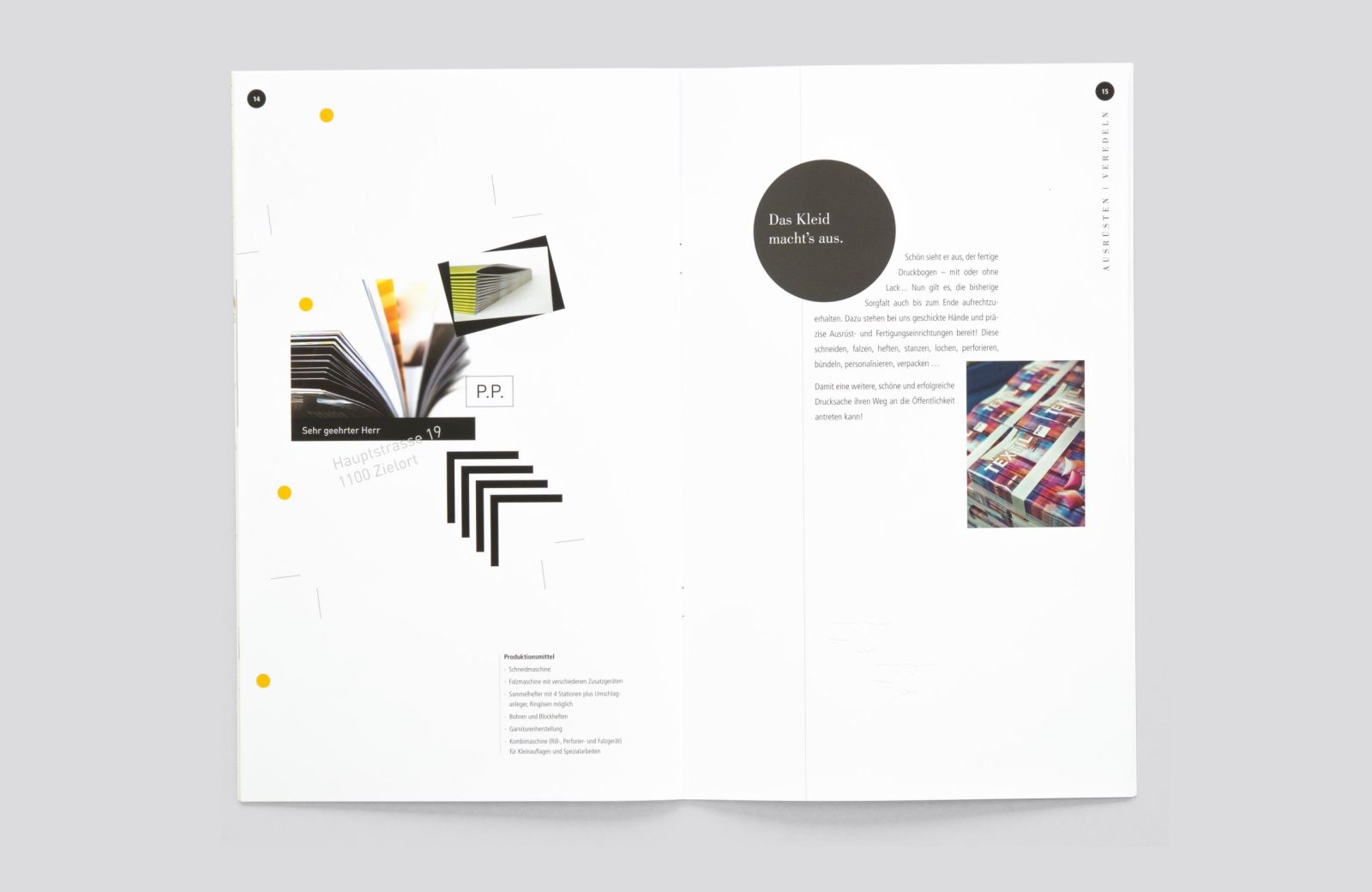 Gestaltung Firmenbroschüre